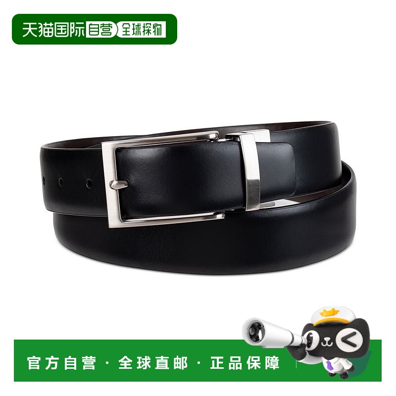 【美国直邮】calvin klein 男士 腰带真皮双面皮带凯文克莱裤子