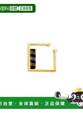 日潮跑腿Vendome 方形架子耳夹 black ONESIZE 57400047黄金