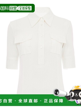 香港直邮CHLOÉ 女士POLO衫 CH25SJH13182103 SS2025 白色