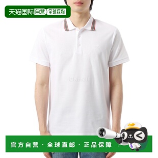衫 8084018 短袖 韩国直邮BURBERRY 领子男装 Polo 珠地布 棉质
