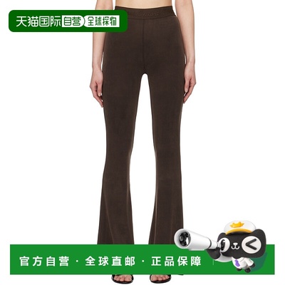 1h可退 香港直邮潮奢 Versace Jeans 范思哲 女士 棕色 Flared 紧