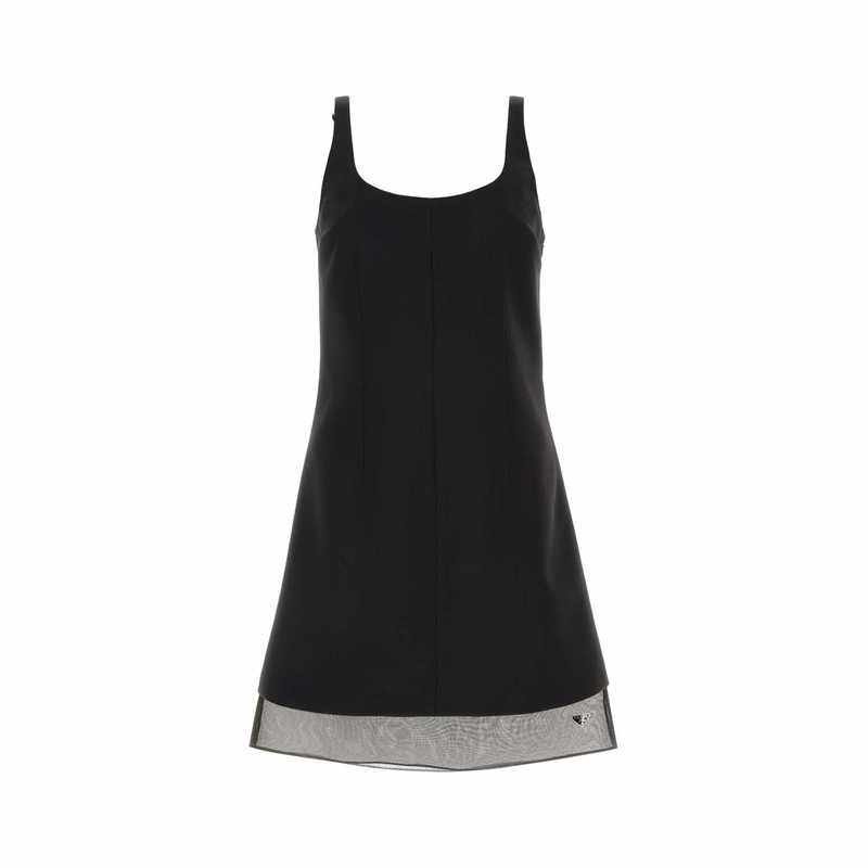 PRADA 女士连衣裙 P3L46SOOO132TF0002 SS2025 黑色