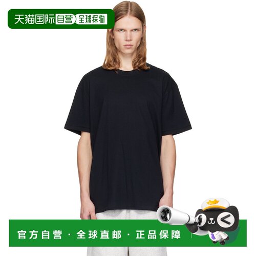 香港直邮SKIMS 男士 黑色 Heavyweight Cotton Relaxed T恤 SSSTT