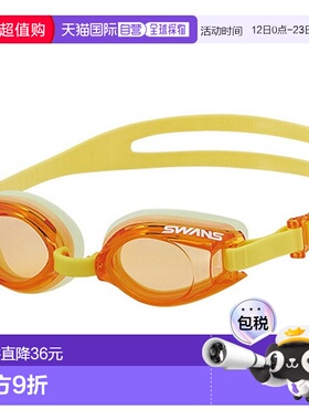 日本直邮SWANS 泳镜 008 橙色 SJ9-OR 山本光学新款