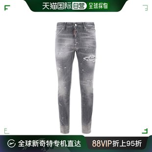 男士 香港直邮潮奢 二次方 S71LB1147S Dsquared2 仿旧中腰牛仔裤