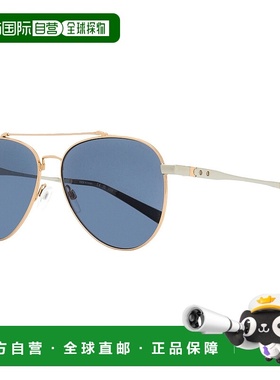 自营 Shinola 中性 Flexon Pilot 太阳镜 SH2101SL 781 金色/银色