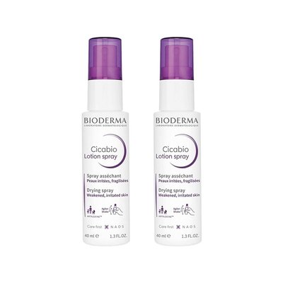 Bioderma贝德玛修复舒缓乳液喷雾 40mlx2 舒缓保护肌肤