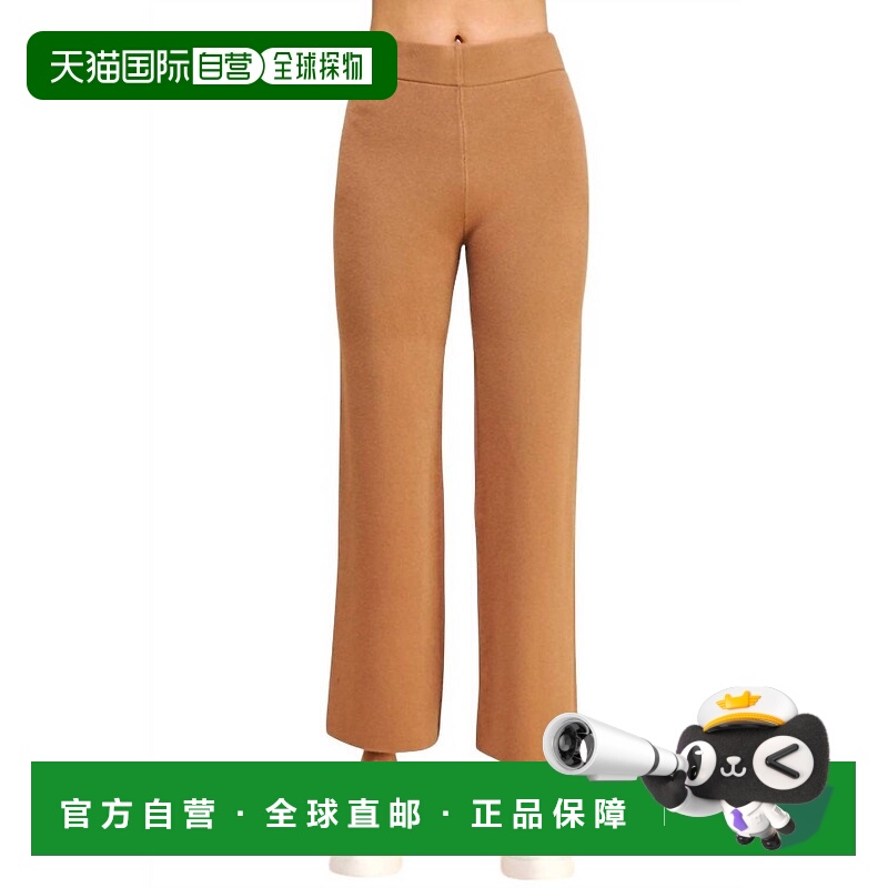 自营 pinchWomen's Straight Leg Sweater Pants In Camel - came