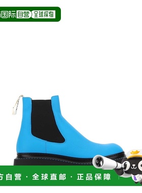 香港直邮LOEWE 男士靴子 M816S05X19CYAN AW2022 浅蓝色 Fluo lig