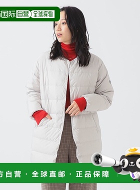 1h可退 日本直邮ORCIVAL 女士 羊毛风格长款半拉链羽绒外套 宽松