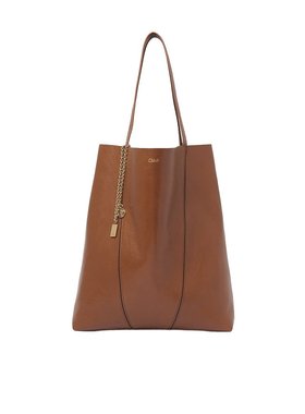 CHLOÉ 女士斜挎包 C25SS810N8426M SS2025 棕色 双手柄单肩包