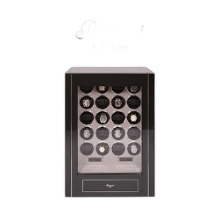 香港直邮Rapport英国摇表器Paramount专业黑色机械表转表柜20表位