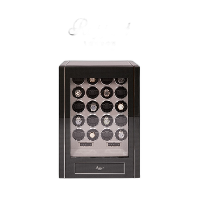 香港直邮Rapport英国摇表器Paramount专业黑色机械表转表柜20表位