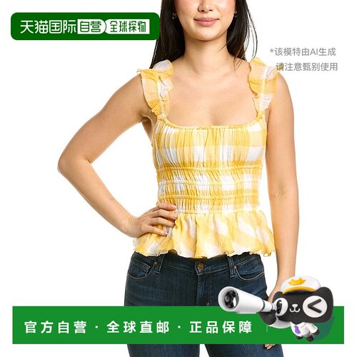 自营 Saylor Randie 上衣黄色 美国奥莱直发