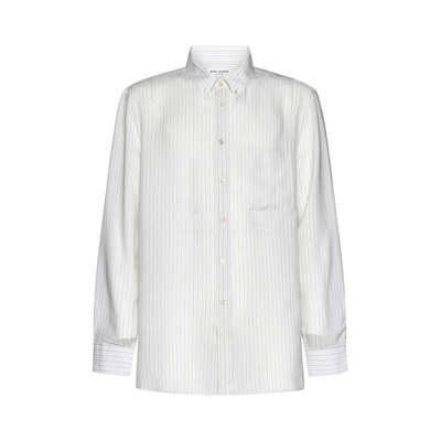 SAINT LAURENT 男士衬衫 712700Y1I539782 CO 白色