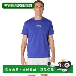 【日本直邮】亚瑟士 T恤衫 2041A351 400(深钴蓝)