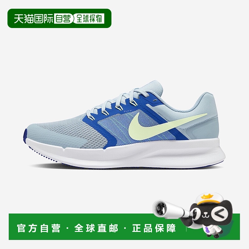 韩国直邮Nike Run Swift 3 舒适百搭耐磨支撑 低帮跑步鞋 男款 蓝