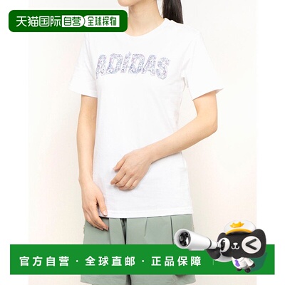 日本直邮 Tech Illustrate Graphic 女士米色半袖T恤 JJ4043