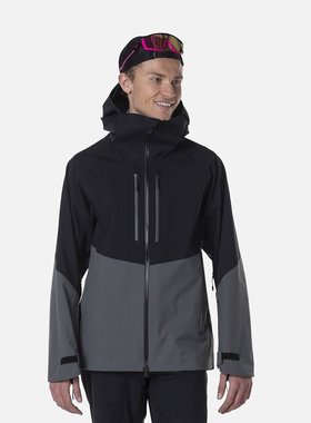 Rossignol 男士 Evader 滑雪夹克（黑色）RLMMJ1120000L