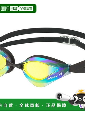日本直邮VIEW Blade ORCA 游泳镜透明镜框系列镜面镜片V230SAMC-S