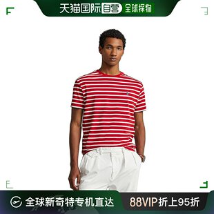 拉夫 合身条纹针 劳伦 Ralph Lauren Polo 男士 香港直邮潮奢