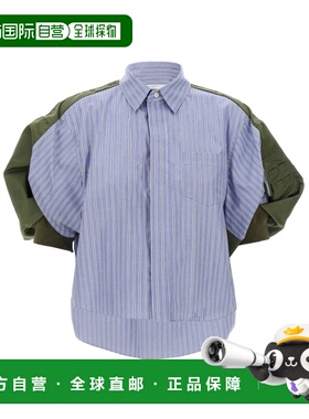 1h可退 香港直邮Sacai 拼接衬衫 SCW336