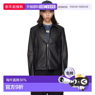 香港直邮Diesel 迪赛 男士 L-Korn-A翻领皮夹克 A154840IGAM