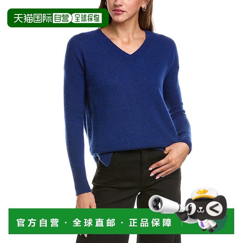 自营philosophy Oversized V-Neck Sweater - blue 美国奥莱直发