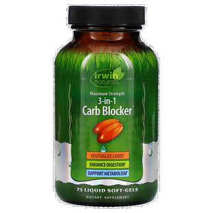 香港直发irwin naturals碳水化合物阻滞剂有助消化帮助代谢75粒