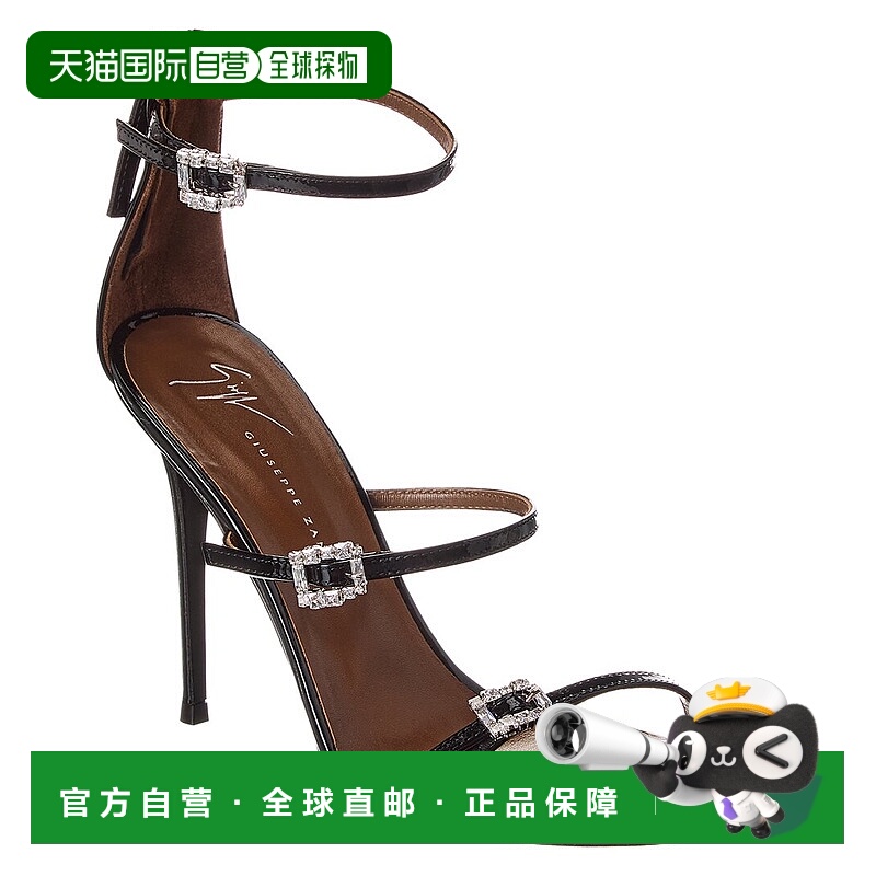 自营Giuseppe Zanotti Clandestino 105 Patent Sandal - black