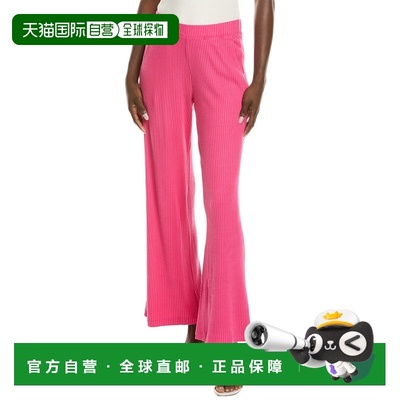 自营Velvet by Graham & Spencer Ribbed Pant - pink 美国奥莱直