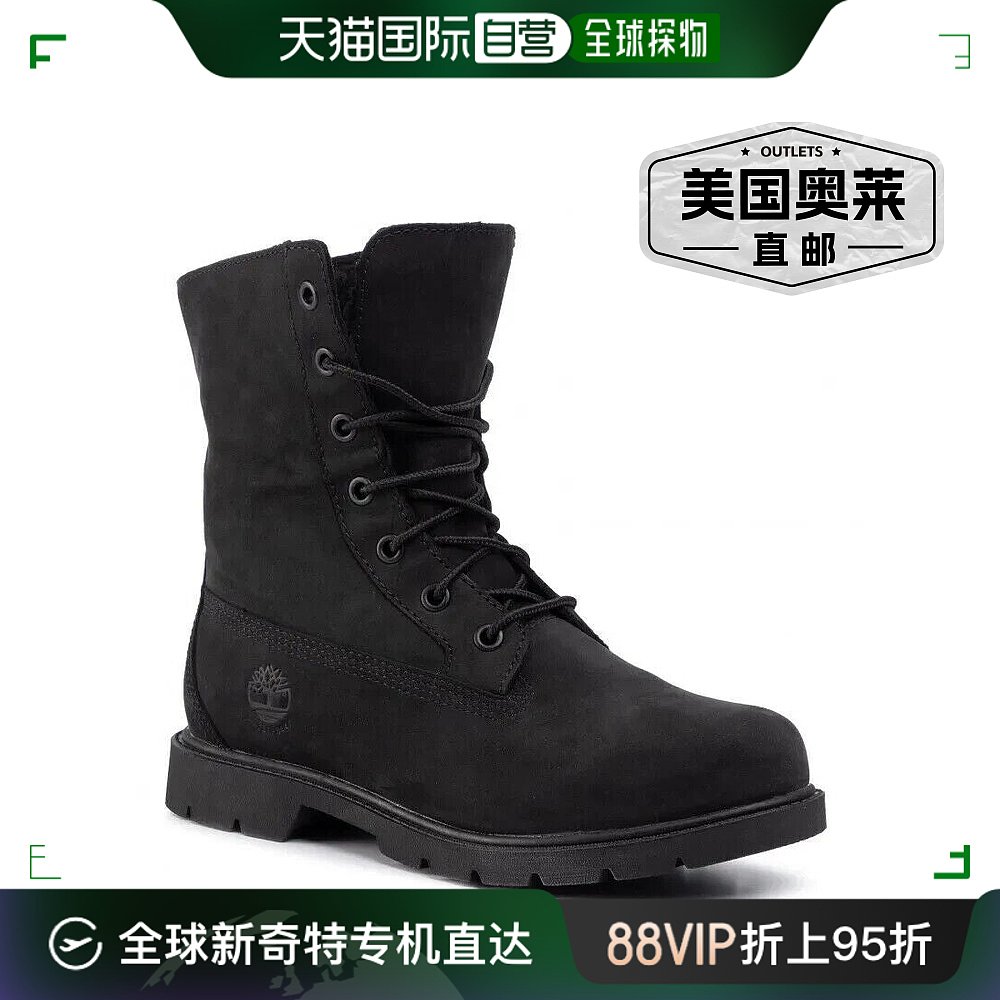 Timberland TB0A1QST-001女士黑色 Linden防水折叠靴 6.5 REP14