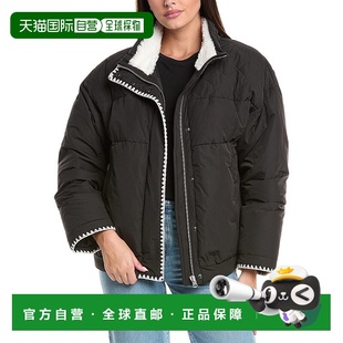 黑色 bone碎骨Ingrid羽绒服 美国奥莱直发 自营rag