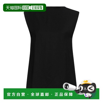 香港直邮Jil Sander 吉尔 桑达 女士 上衣 black黑色 舒适时尚