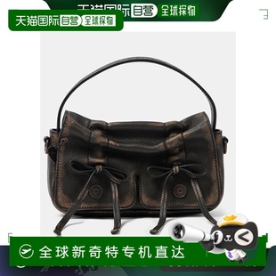艾克妮 leath Acne detail 香港直邮潮奢 bow 女士 Studios Micro
