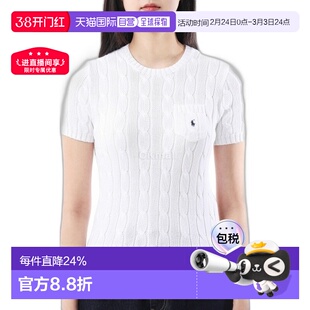 Polo Ralph Lauren拉夫劳伦女短袖圆领针织衫口袋新款