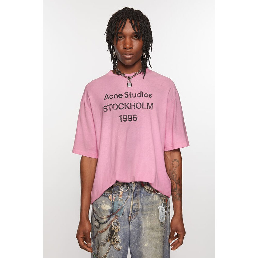 欧洲直邮Acne Studios/艾克妮1996系列字母Logo印花T恤明星同款图片