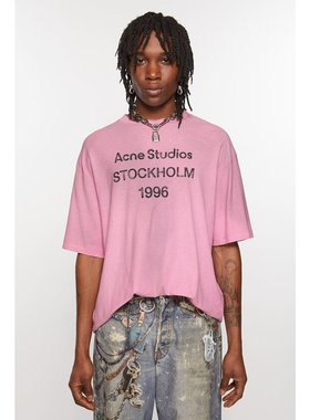 欧洲直邮Acne Studios/艾克妮1996系列字母Logo印花T恤明星同款