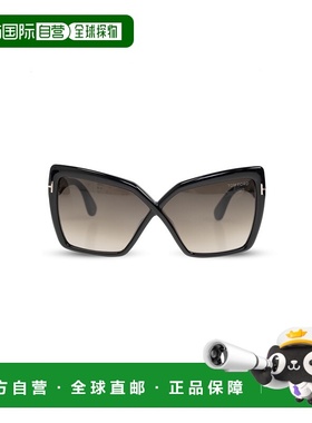 1h可退 香港直邮TOM FORD 女士太阳镜 FT119506301B CO 黑色 Sung