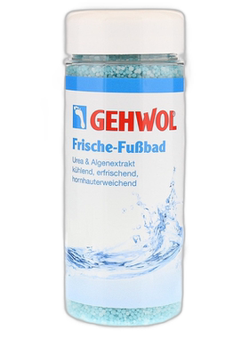 欧洲直邮德国药房Gehwol洁沃清凉舒爽足浴盐沐足盐330g