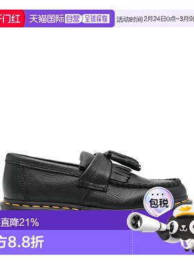 1h可退 香港直邮Dr. Martens 马丁大夫 女士 黑色平底鞋 ADRIAN22