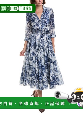 自营Samantha Sung Aster Midi Dress - white 美国奥莱直发