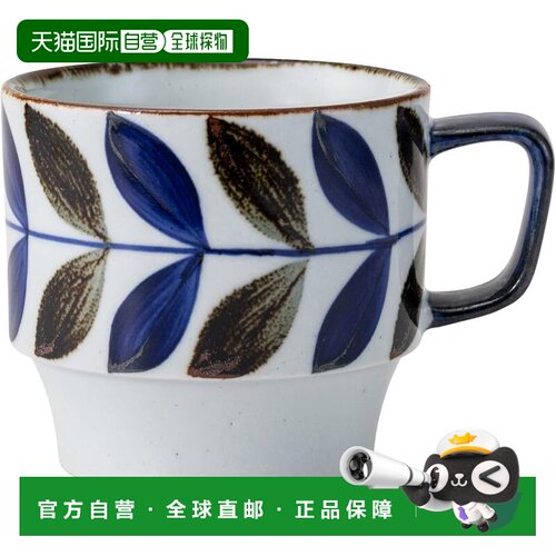 【日本直邮】Hasami ware 马克杯 容量约 330ml Kazura 蓝色 2526