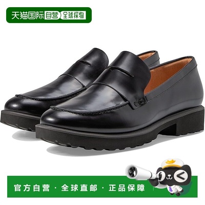 自营Cole Haan Geneva W29785 Loafers Women's Black Leather Sl