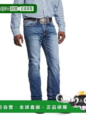 1h可退 香港直邮潮奢 ariat 男士 M4 Stackable 低腰直筒牛仔裤(D