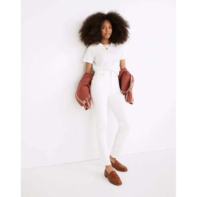 自营Women's Madewell The Perfect Vintage Jeans  Tile White D