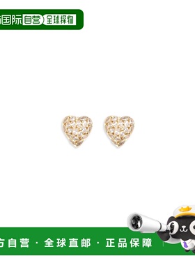 1h可退 香港直邮潮奢 Self-Portrait 女士 精饰心形耳环 RS26617E