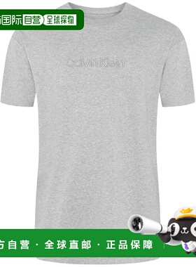 香港直邮CALVIN KLEIN 男士T恤 LV04LC206GP79 AW2025 灰色男装