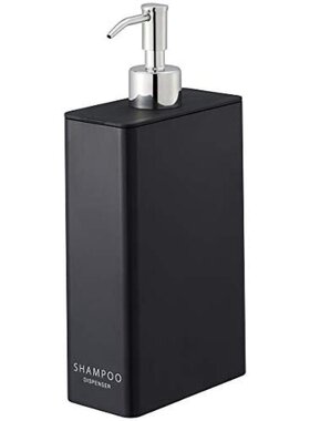 日本直邮山崎实业按压式洗发水W5.5XD11XH23.5cm黑色 4253