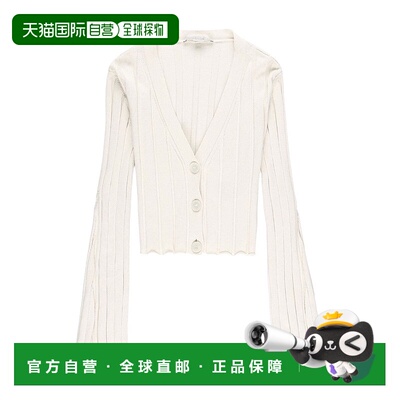 香港直邮Stella McCartney 徽标针织长袖开衫 6K03353S2372